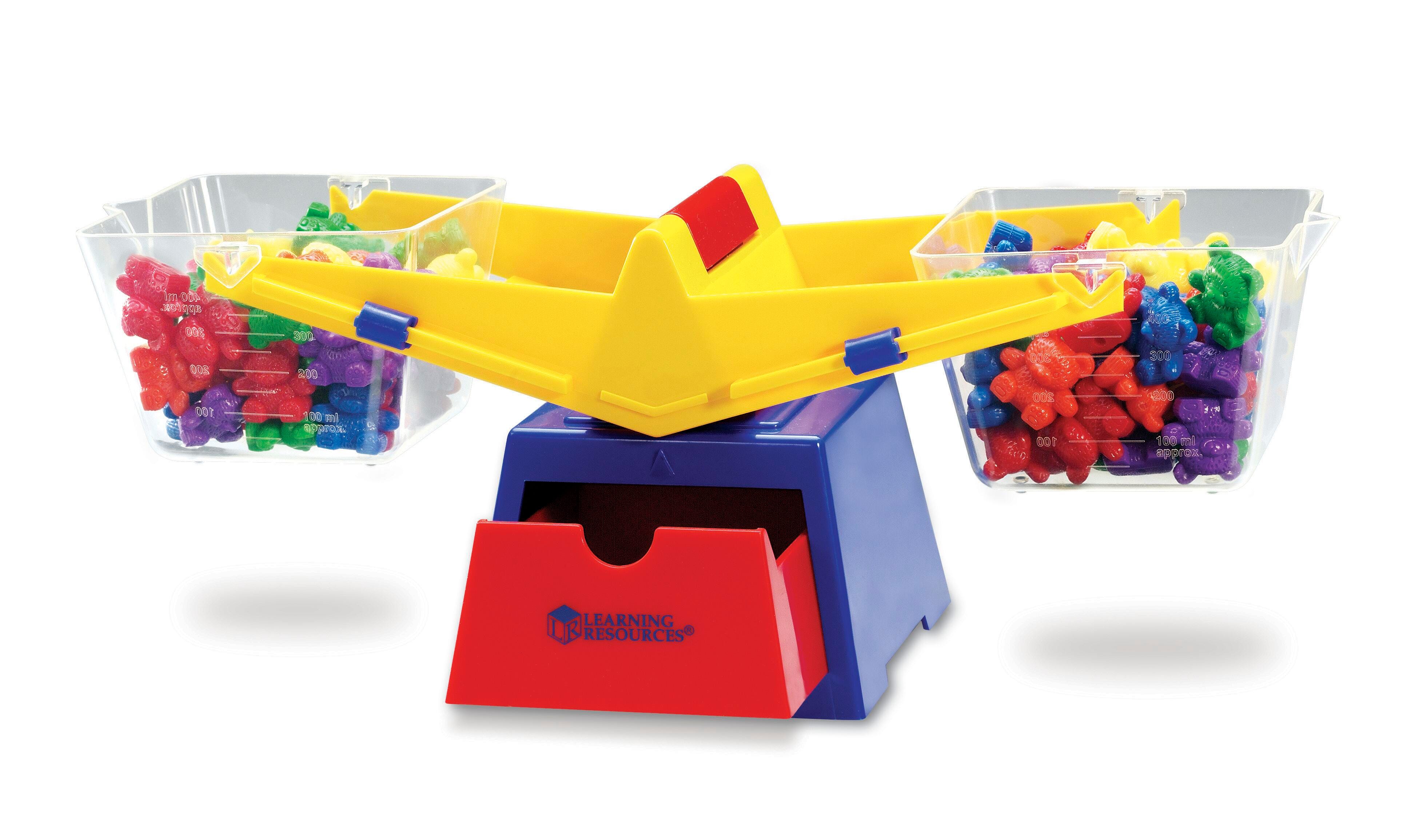 Learning Resources Baby Bears Balance with 102 Counters, Assorted Colors 1391182